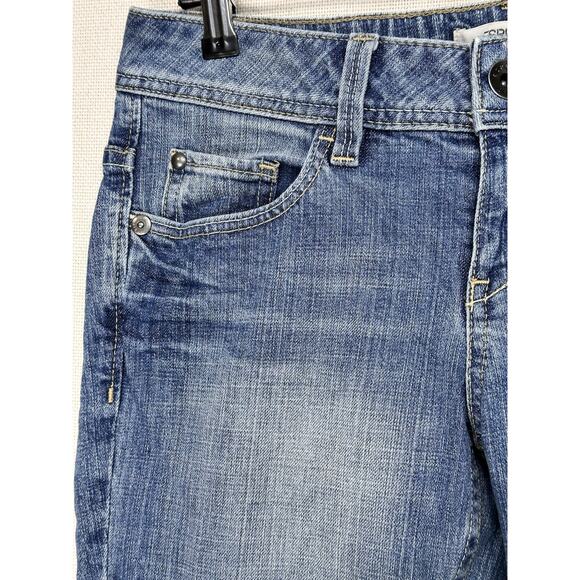 Esprit Vintage Bootcut Leg Jeans Women's 26x30 Blue Stone Wash Denim Low Rise - Picture 4 of 16